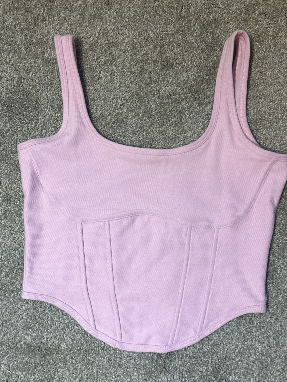 PINK Victoria's Secret Orchid Pink Corset Tank